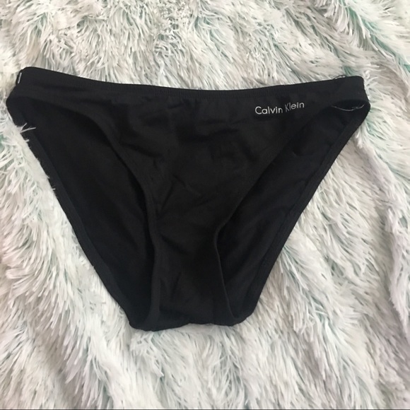 calvin klein black bikini bottoms